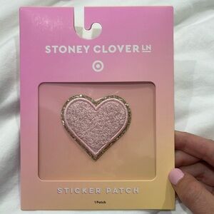 Stoney Clover Lane x Target Pink Heart Sticker Patch